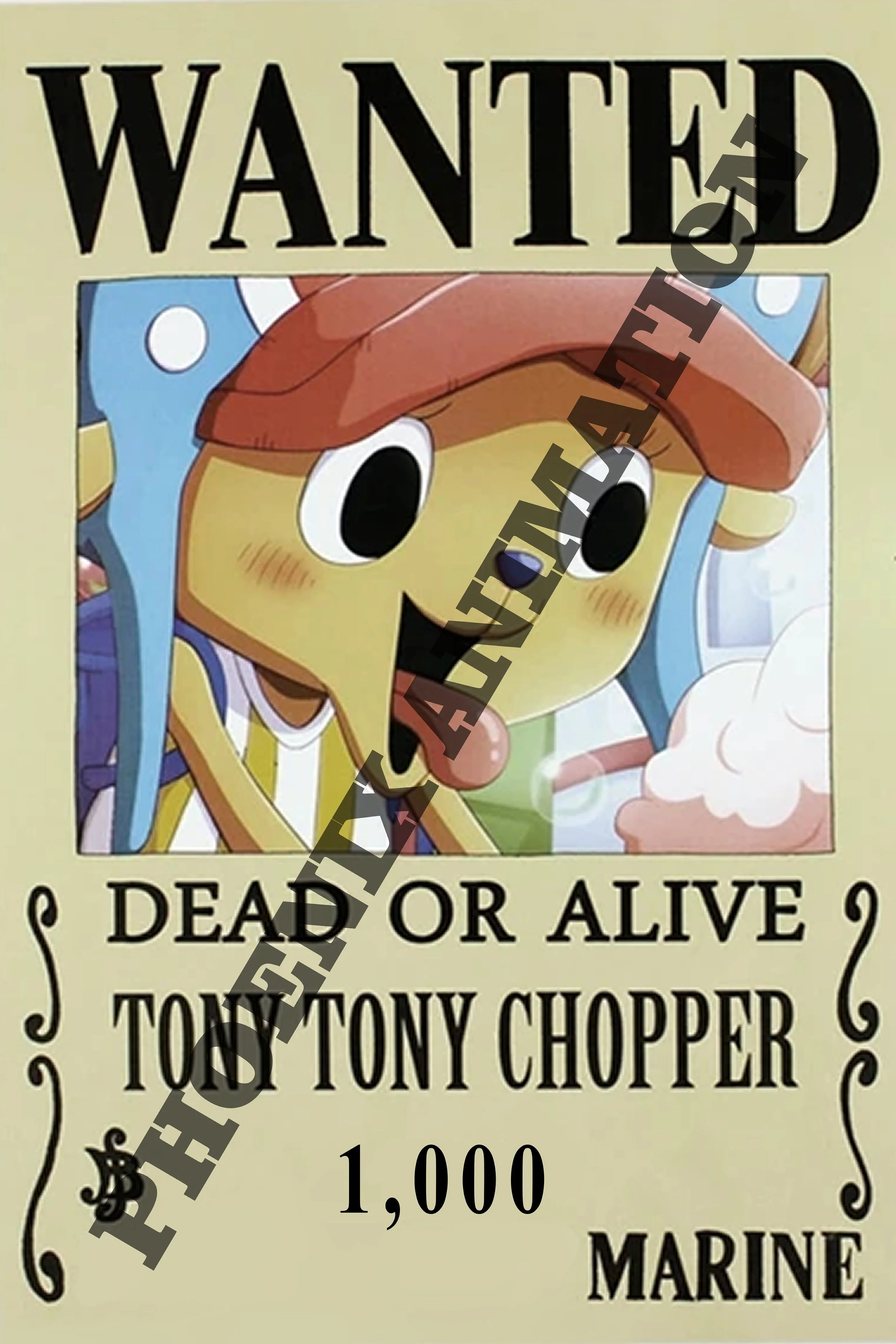 Chopper Wanted Poster — Phoenix Animation